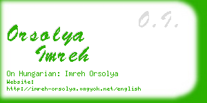 orsolya imreh business card